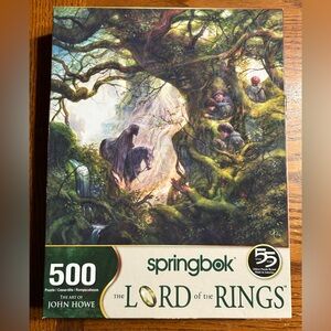Springbok The Lord of the Rings 500-Piece Puzzle - Green Artwork